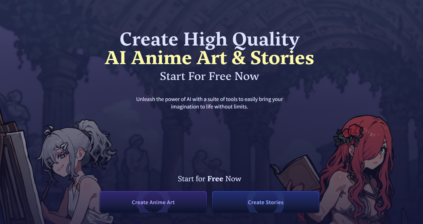 AI tools for anime art