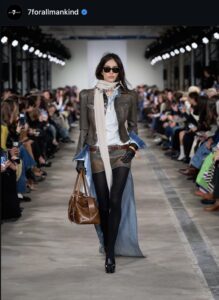 7 for all mankind NYFW Fall 2026 runway look