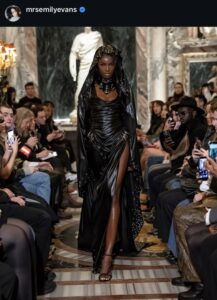 Di Petsa runway look at London Fashion Week AW26