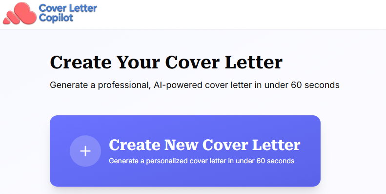 AI tools for writing cover letters
