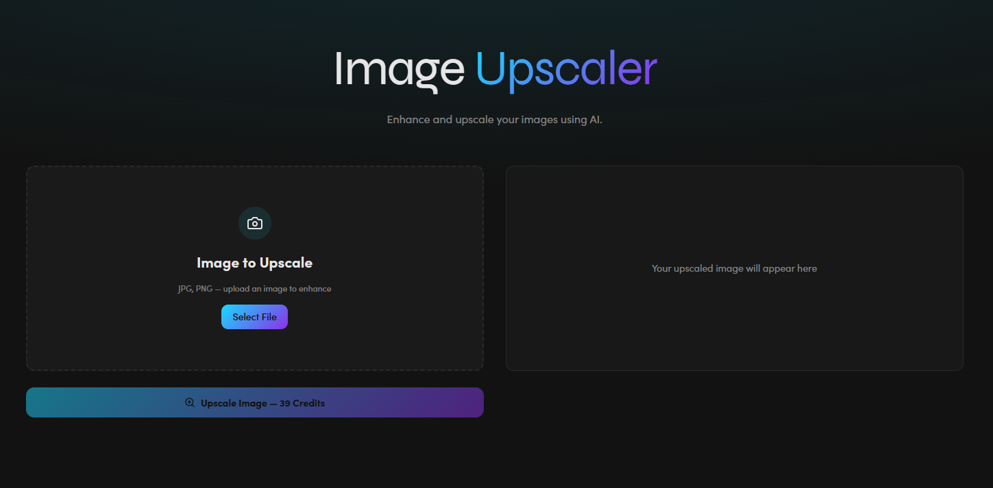 AI tools for image upscaling