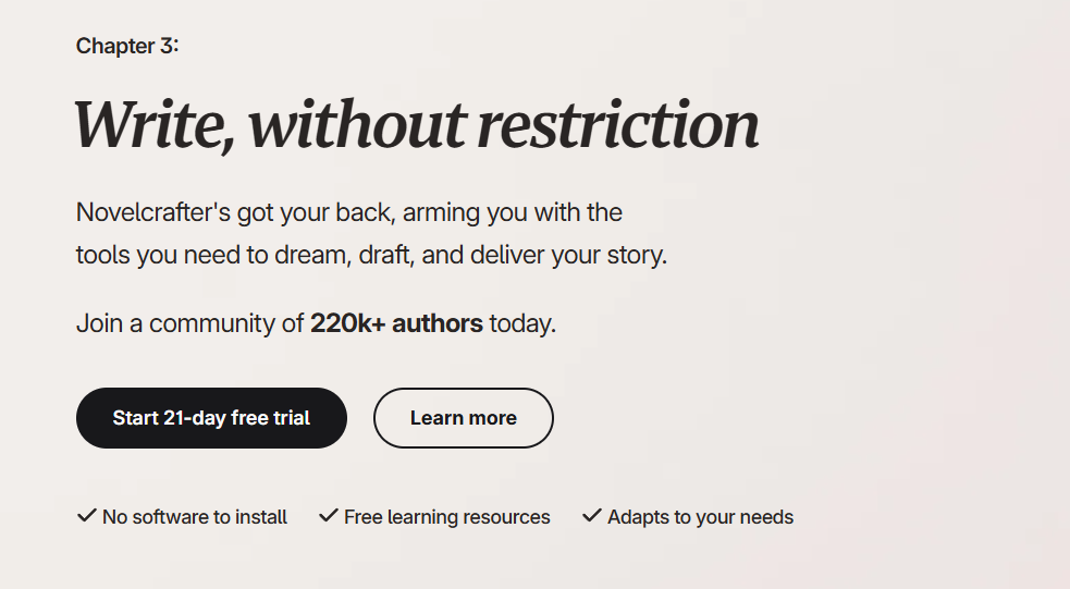 AI tools for writing stories