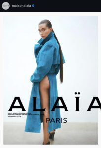 Hailey Bieber for Alaia Summer Fall 26 Archetypes
