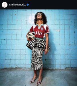 Stella Jean Haitian football jerseys for World Cup season