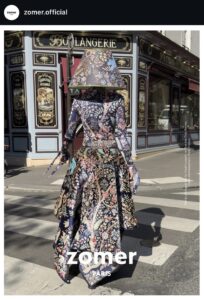 Screenshot of Zomer's Instagram post