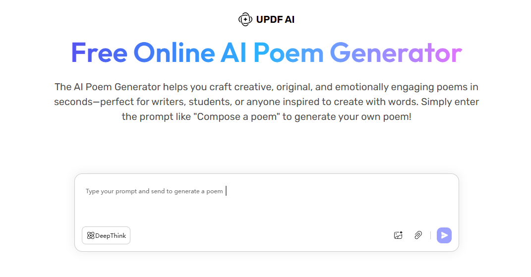 AI tools for writing poetry