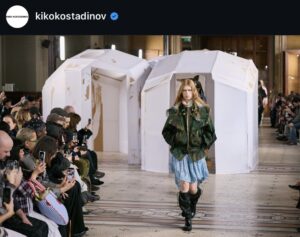 Kiko Kostadinov Fall 2026 show at Paris fashion week