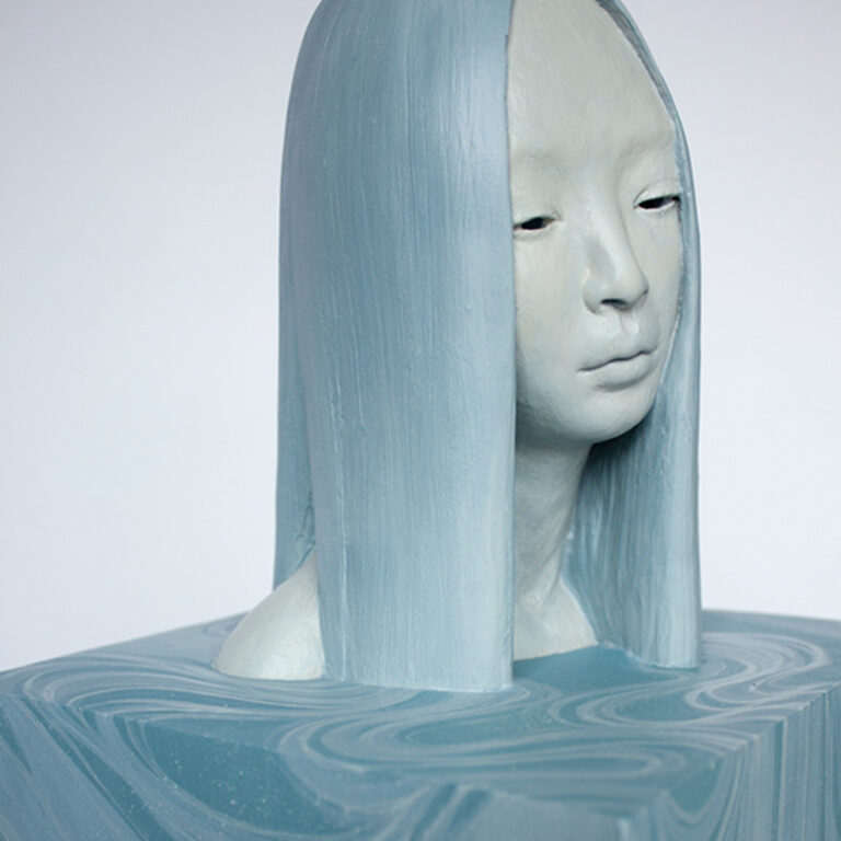 Graceful figure sculptures by Gosia