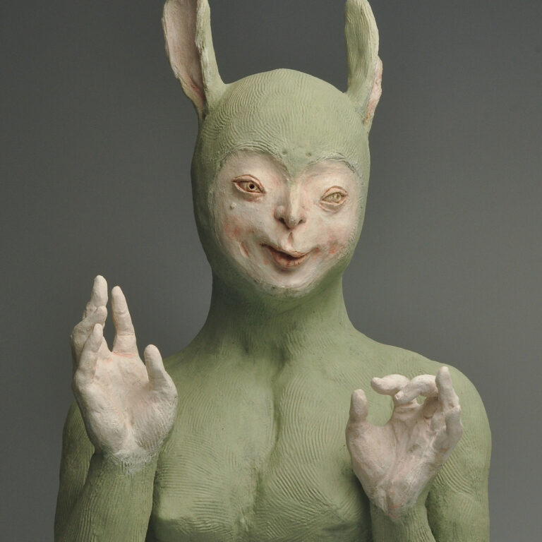 Whimsical rabbit sculptures by Chao Harn Kae