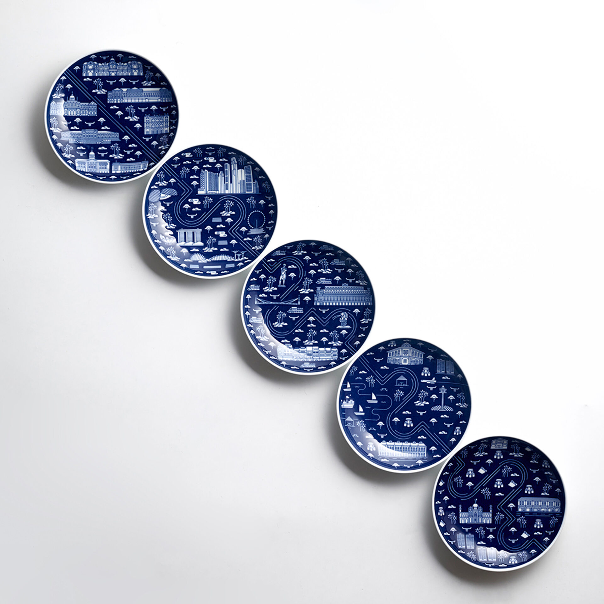 Singapore Architecture Plates by Ella Zheng - Our Culture