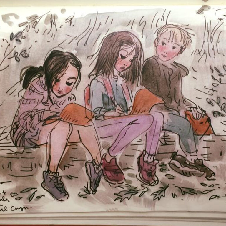 Sketchbook work of Claire Keane