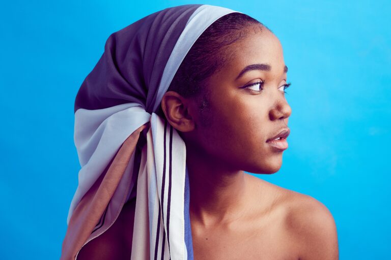 Fashionable Ideas To Wear A Silk  Scarf