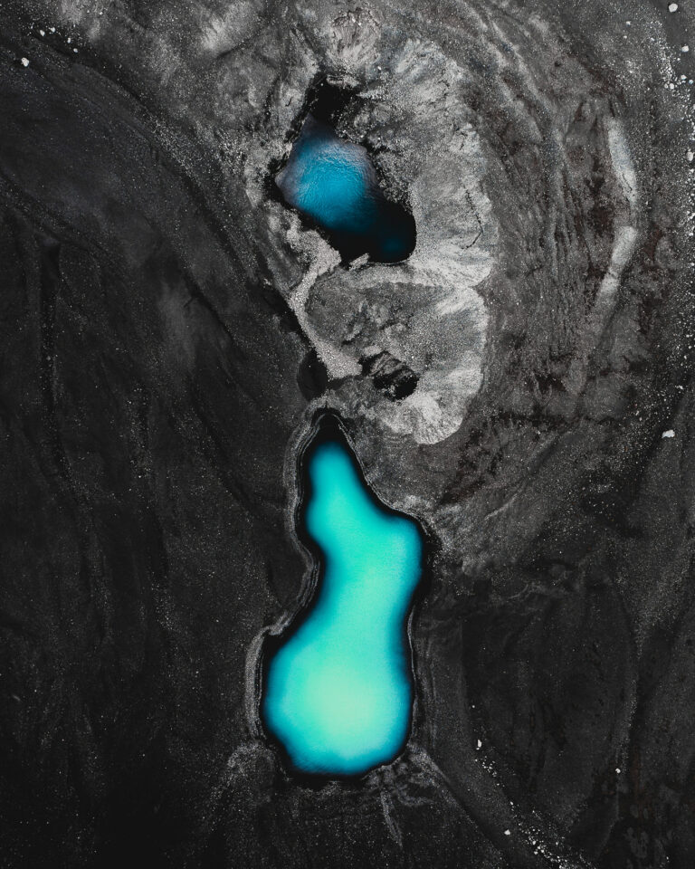 At the Turquoise Lake​​ by Gabor Nagy