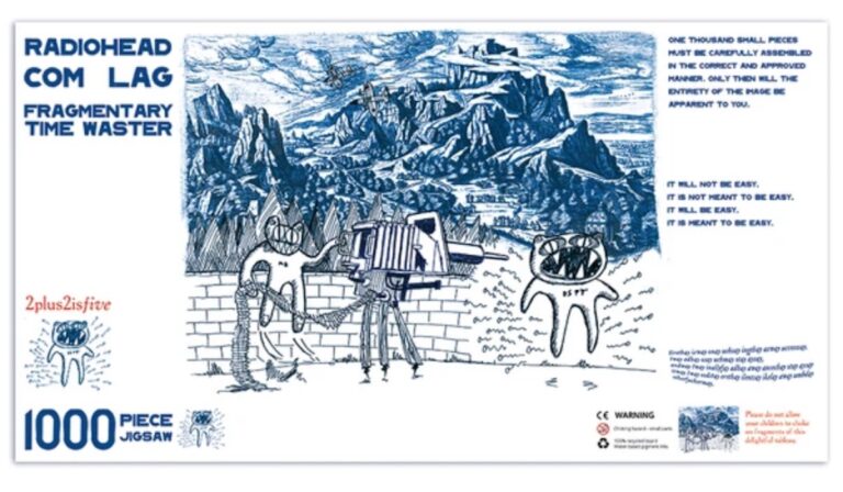Radiohead Selling ‘Fragmentary Time Waster’ Jigsaw Puzzle