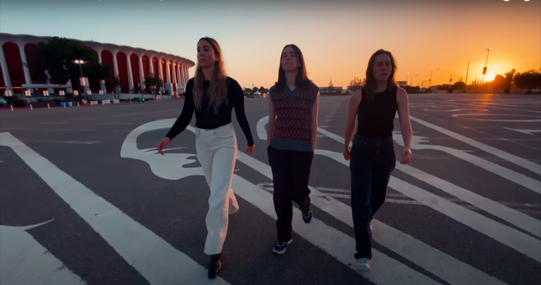 Watch HAIM Stroll Around an Empty Parking Lot in New ‘Don’t Wanna’ Video