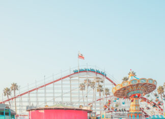Santa Cruz Amusement Park by Ludwig Favre