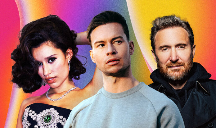 Joel Corry, RAYE, and David Guetta Deliver Long-Awaited Single 'BED'
