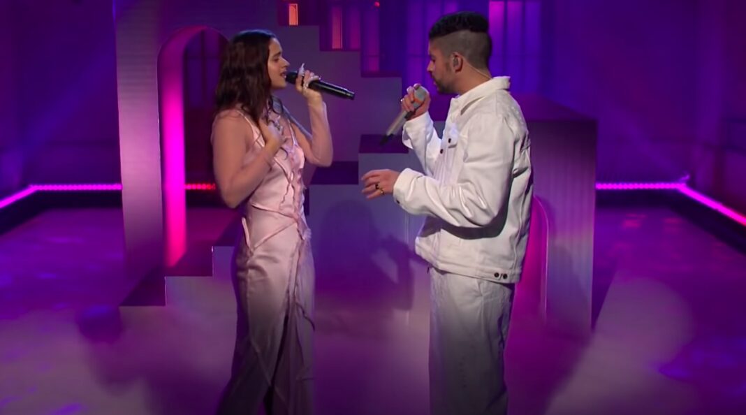 Watch Bad Bunny and Rosalía Perform 'La Noche de Anoche' on 'SNL' Our