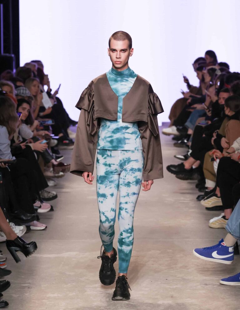 Lyubov Babitskaya at Mercedes-Benz Fashion Week Russia