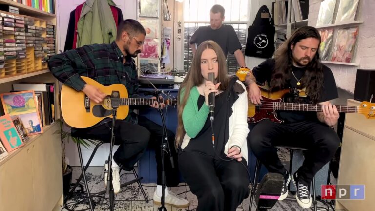 Watch Dry Cleaning’s ‘Tiny Desk (Home) Concert’ for NPR