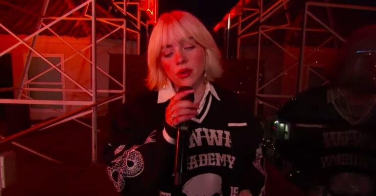 Watch Billie Eilish Perform ‘Happier Than Ever’ on ‘Kimmel’