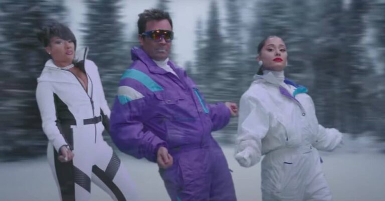 Jimmy Fallon, Ariana Grande, and Megan Thee Stallion Share New Holiday Song