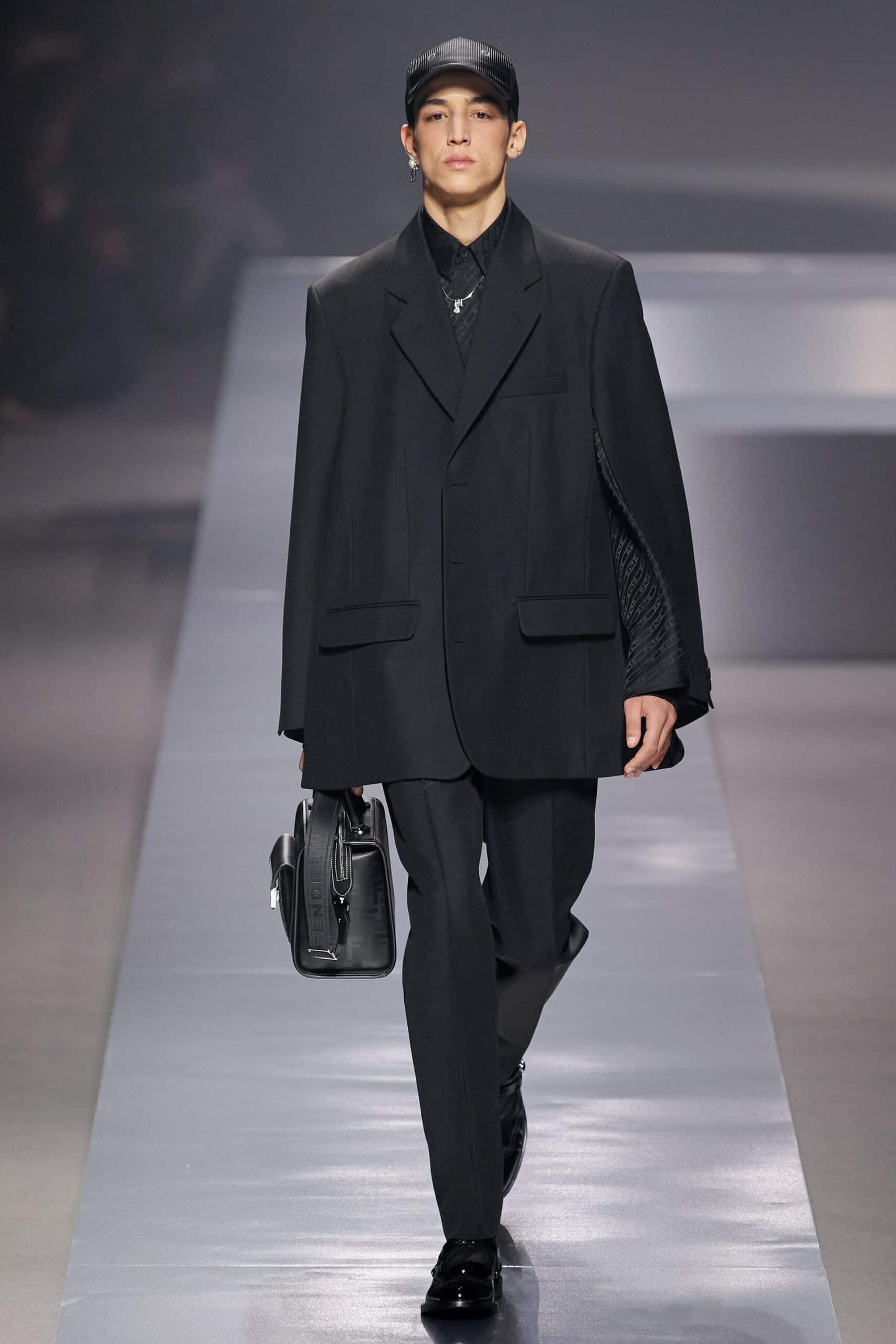 Fendi flaunts the feminine for men's fashion week in Milan