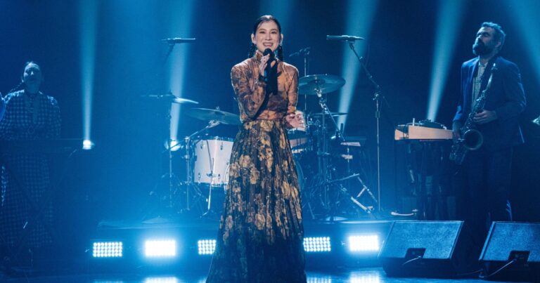 Watch Japanese Breakfast Perform ‘Slide Tackle’ on ‘Corden’