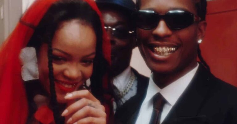 Rihanna Guests in A$AP Rocky’s Video for New Song ‘D.M.B.’