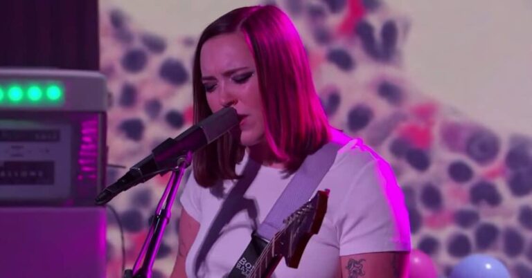 Watch Soccer Mommy Perform ‘Shotgun’ and ‘Feel It All the Time’ on ‘Kimmel’