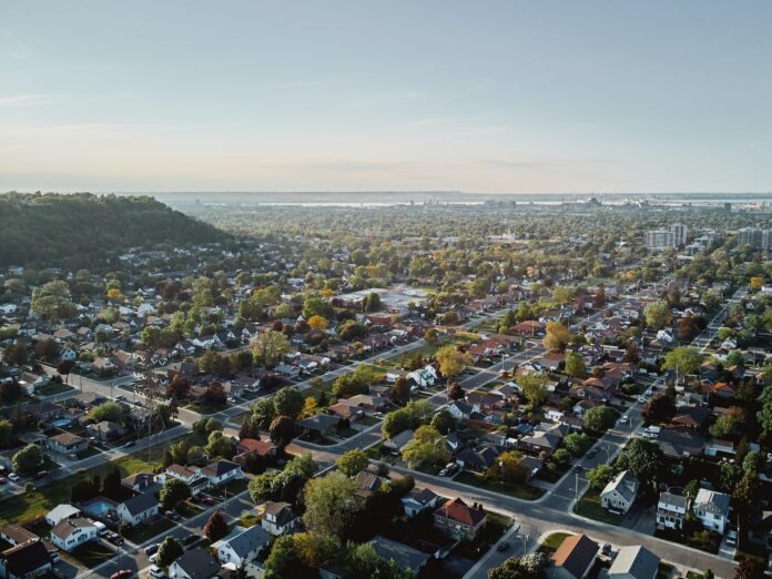 aerial view of city during daytime
