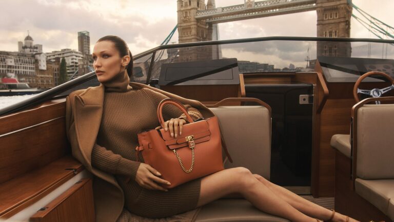 Michael Kors Unveils Fall 2022 Ad Campaign with Bella Hadid