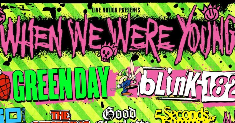 When We Were Young Festival 2023 Lineup Announced: Green Day, Blink-182, and More
