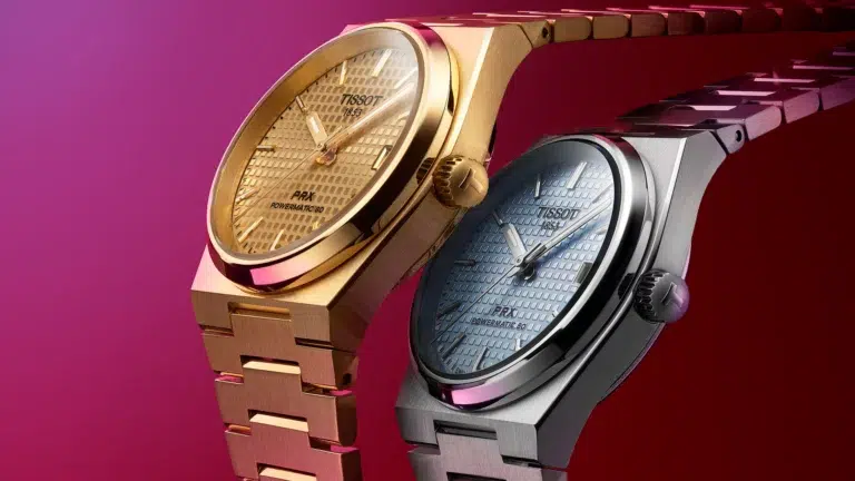 Tissot Launch Ice Blue and Gold Dials for the PRX 35mm