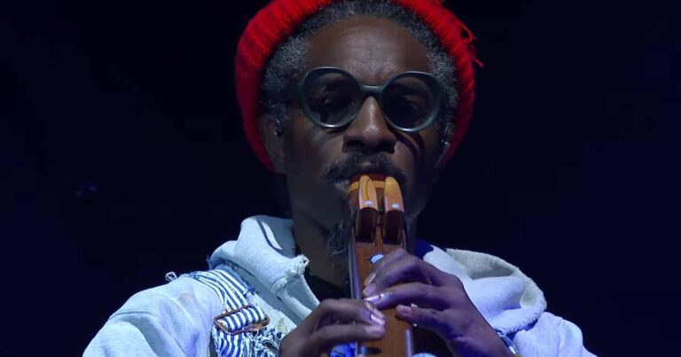 Watch André 3000 Perform ‘That Night in Hawaii When I Turned Into a Panther…’ on ‘Colbert’