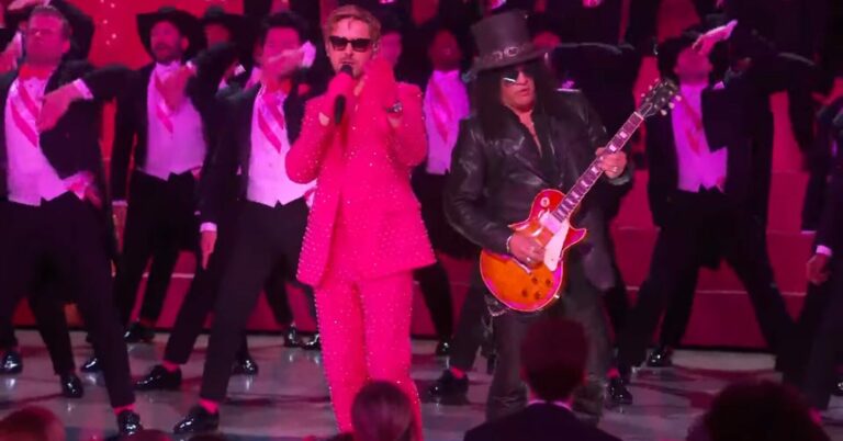 Watch Ryan Gosling Perform ‘I’m Just Ken’ at 2024 Oscars