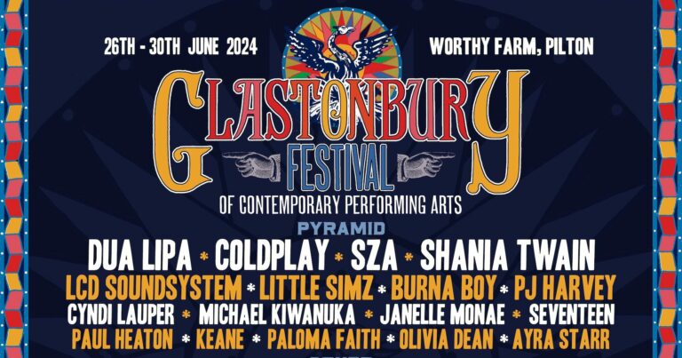 Dua Lipa, Coldplay, SZA to Headline 2024 Glastonbury Festival