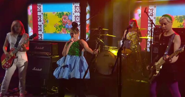 Watch Bikini Kill Perform ‘Rebel Girl’ on ‘Colbert’
