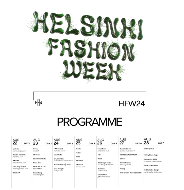 Helsinki Fashion Week 2024: The Future of Fashion Unveiled in a Digital Realm