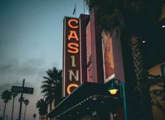 Casino marquee signage