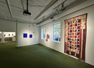 Exhibition view of Bridge_Work at Hyde Park Art Center