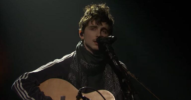 Watch Timothée Chalamet Perform Bob Dylan Deep Cuts on ‘SNL’