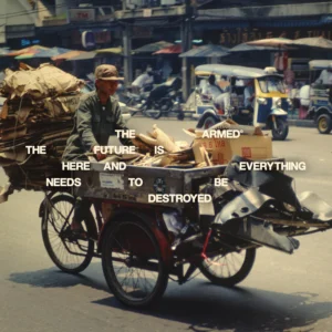 The Future Is Here and Everything Needs to Be Destroyed Cover Artwork: