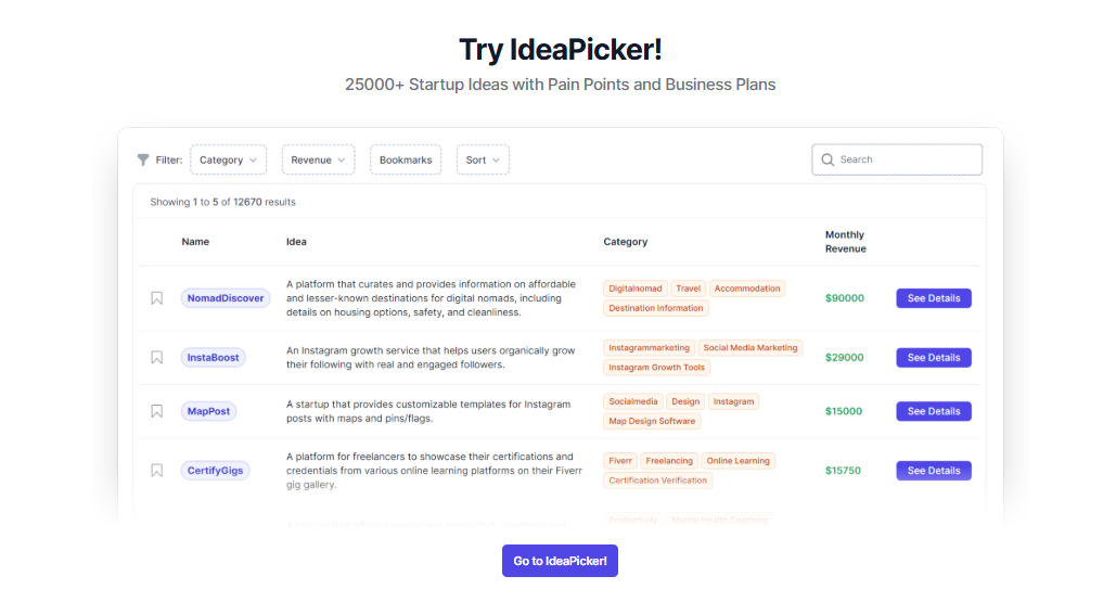 AI tools for generating startup ideas