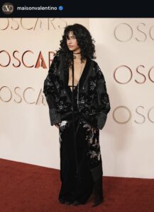 Odessa A'zion at the 2026 Oscars red carpet