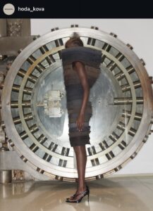 Screenshot of hoda_kova's Instagram post