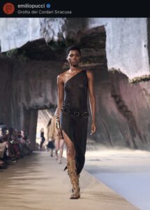 Pucci 2026 runway show in Syracuse, Italy