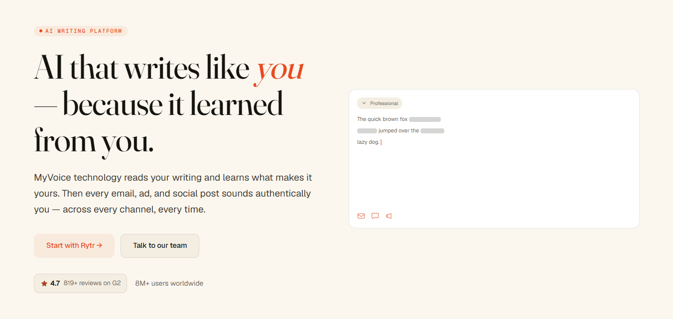 AI tools for copywriting