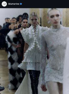 Blumarine show at Milan fashion week Fall 2026