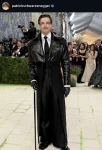 Patrick Schwarzenegger at the 2026 Met Gala